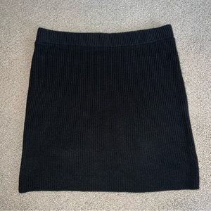 Wild Fable Black Knit Skirt